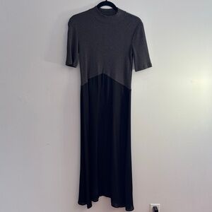 Zara two-toned short sleeve midi dress